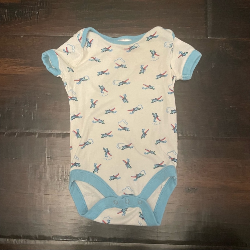 Baby Boden Airplane Onesie